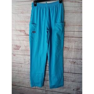 Cherokee Workwear Carpenter Pants Women's XS Logo Elastic Waist Vent 6 Pocket